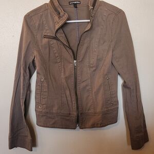Express Women's Tan Utility Jacket